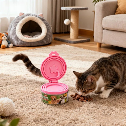 EcoPet Seal -  Silicone reusable pet food can lid cover