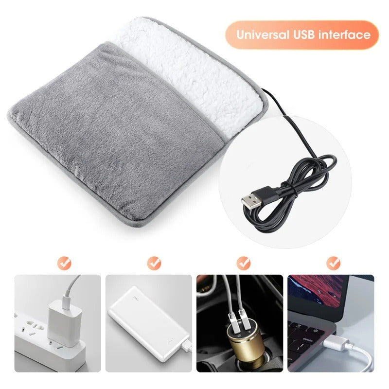 CozyStep - USB Foot-Heating Plush Mat