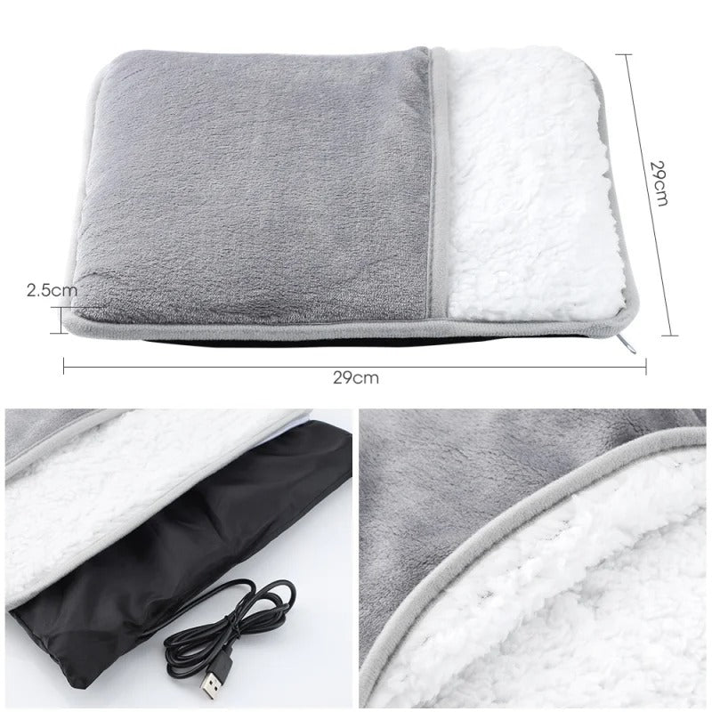 CozyStep - USB Foot-Heating Plush Mat